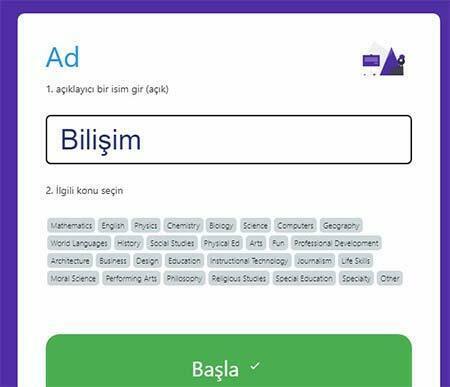 quiz-icin-bilgi-girisi