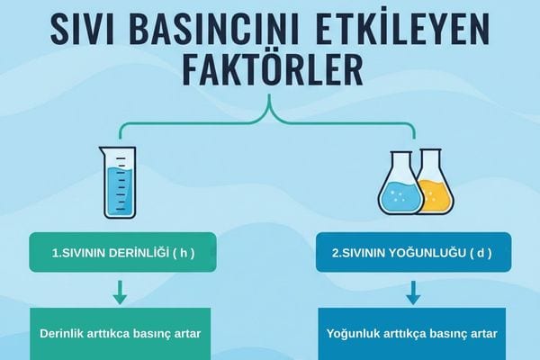 Sıvı Basıncını Etkileyen Etmenler Nelerdir